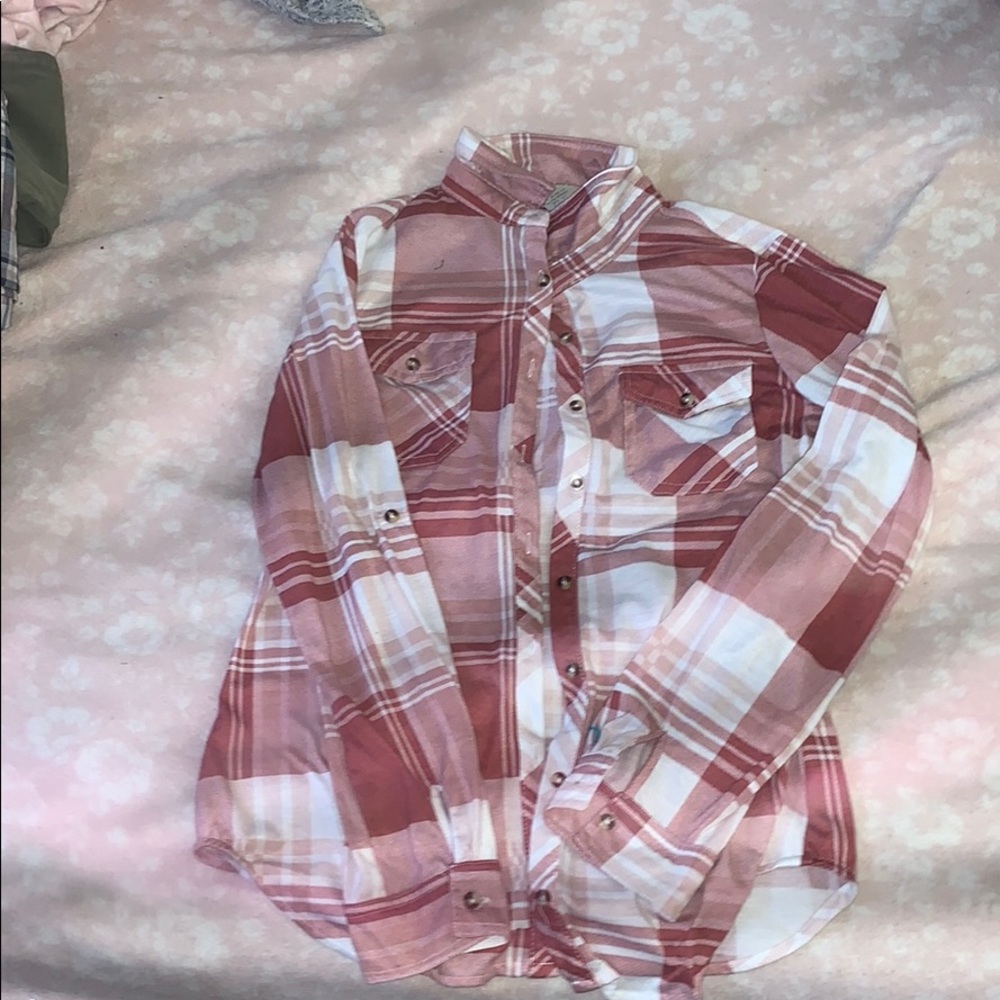 plaid flannel. perfect condition